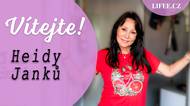 Vítejte v dvoupatrovém domku Heidi Janků: V obýváku má obří červenou lehačku, zahradu seká zásadně v noci